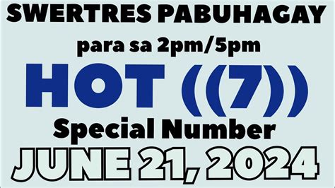 SWERTRES HEARING SPECIAL NUMBER TODAY .